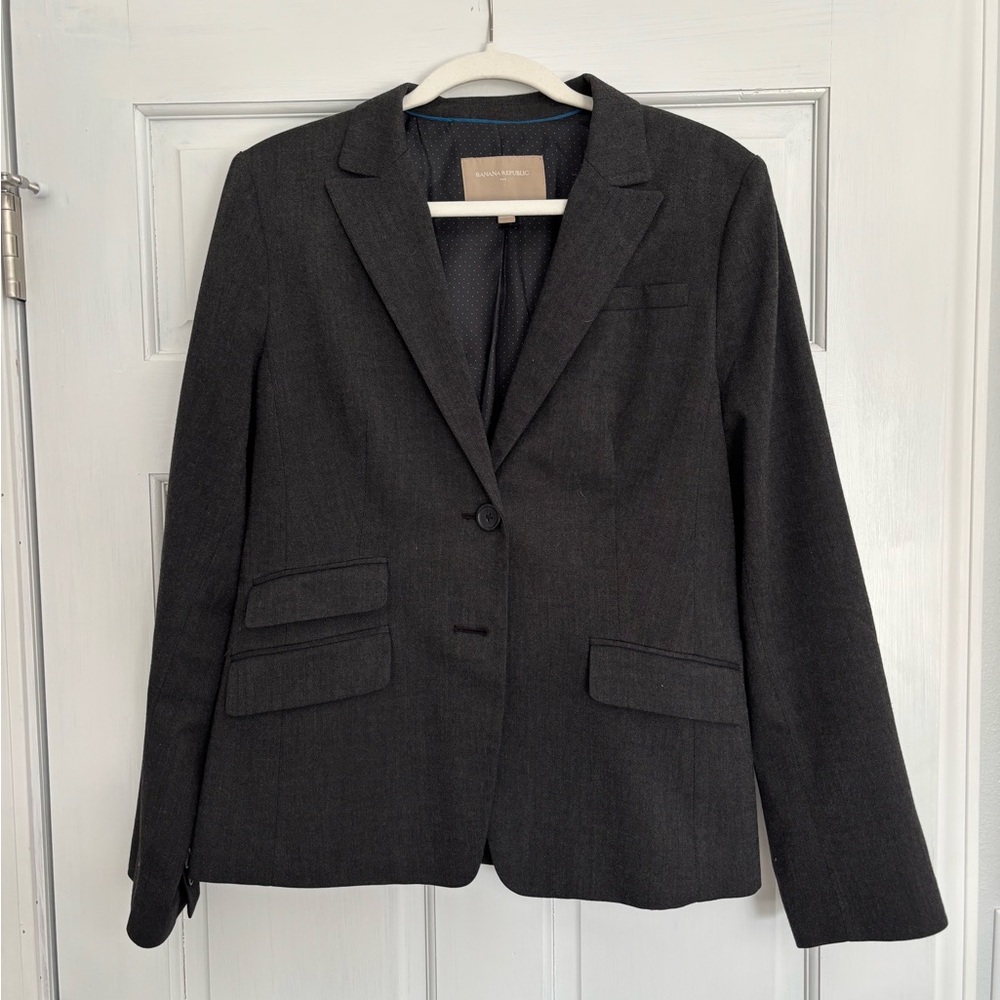 Banana Republic Charcoal Blazer